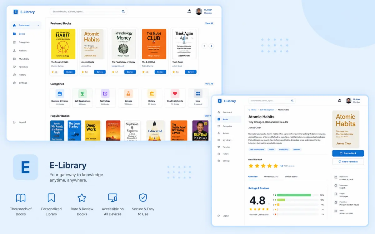 E-Library Web App